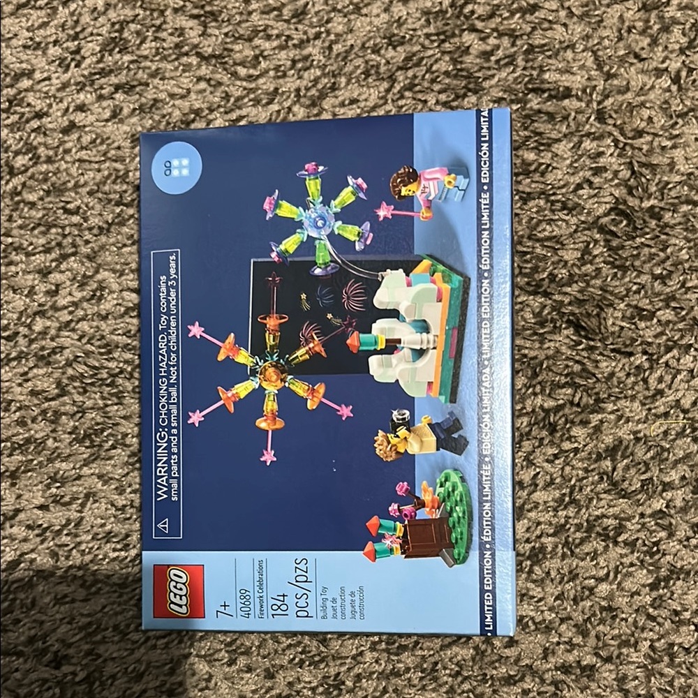 Lego Blue and Orange Building Firework Set Creations
